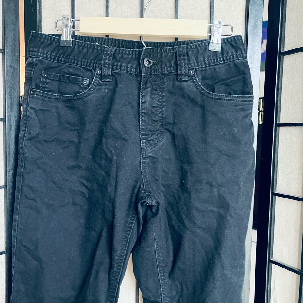 Prana Bridger slim tapered black jeans 30x32 - Picture 4 of 8